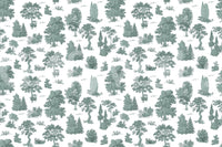 The style is a soft-focus illustration or a painterly design.

