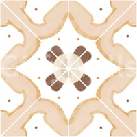 Wall decor with a warm, earthy tone

