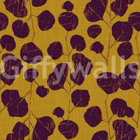 A detail of the bohemian floral pattern in the design.

