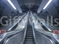 A detail of the architectural lines and tones in the design.

