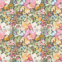 Spring Painterly Florals botanical wallpaper.
