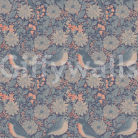 A high-quality serene floral wall mural for walls.

