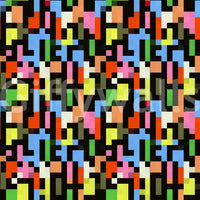 A beautiful abstract art wall mural for a living room.

