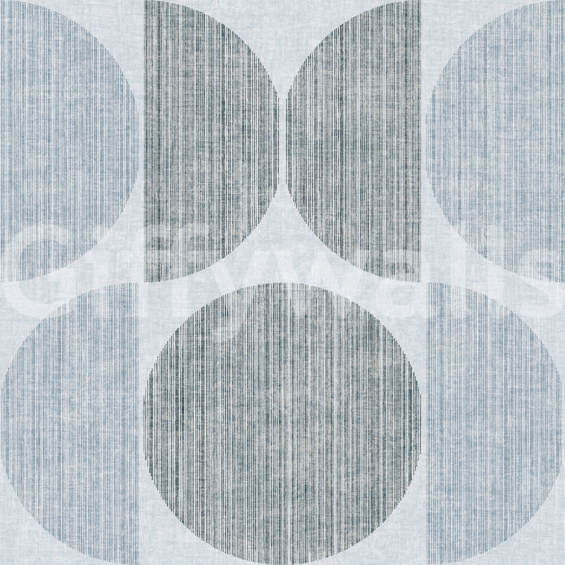 A high-quality light blue circle wall mural for walls.

