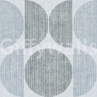 A high-quality light blue circle wall mural for walls.

