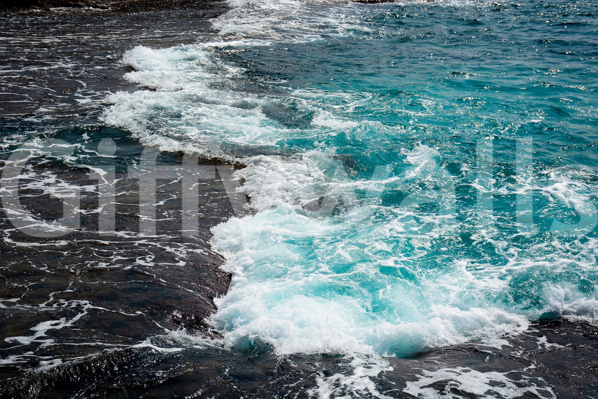 A high-quality serene water wall mural for walls.

