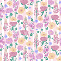 A high-quality serene botanical wall mural for walls.

