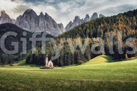 A high-quality serene peak wall mural for walls.

