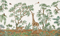A high-quality exotic forest wall mural for walls.

