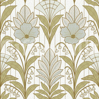 A high-quality serene flower wall mural for walls.