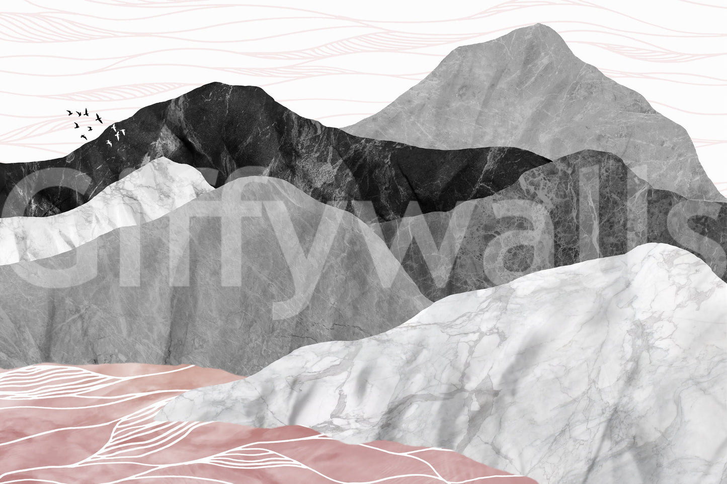 Mountain Vista Wall Mural -2583864