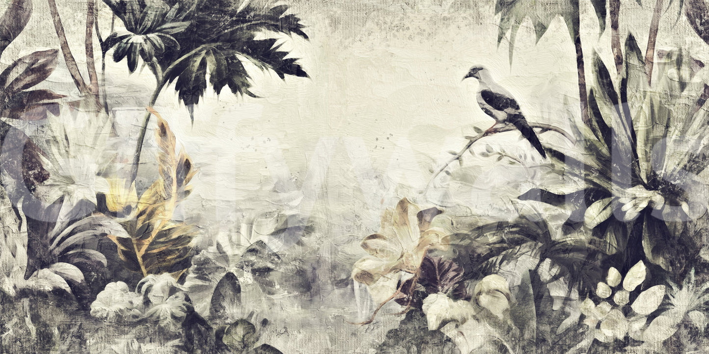 Vintage Bird Haven Wall Mural -2530885