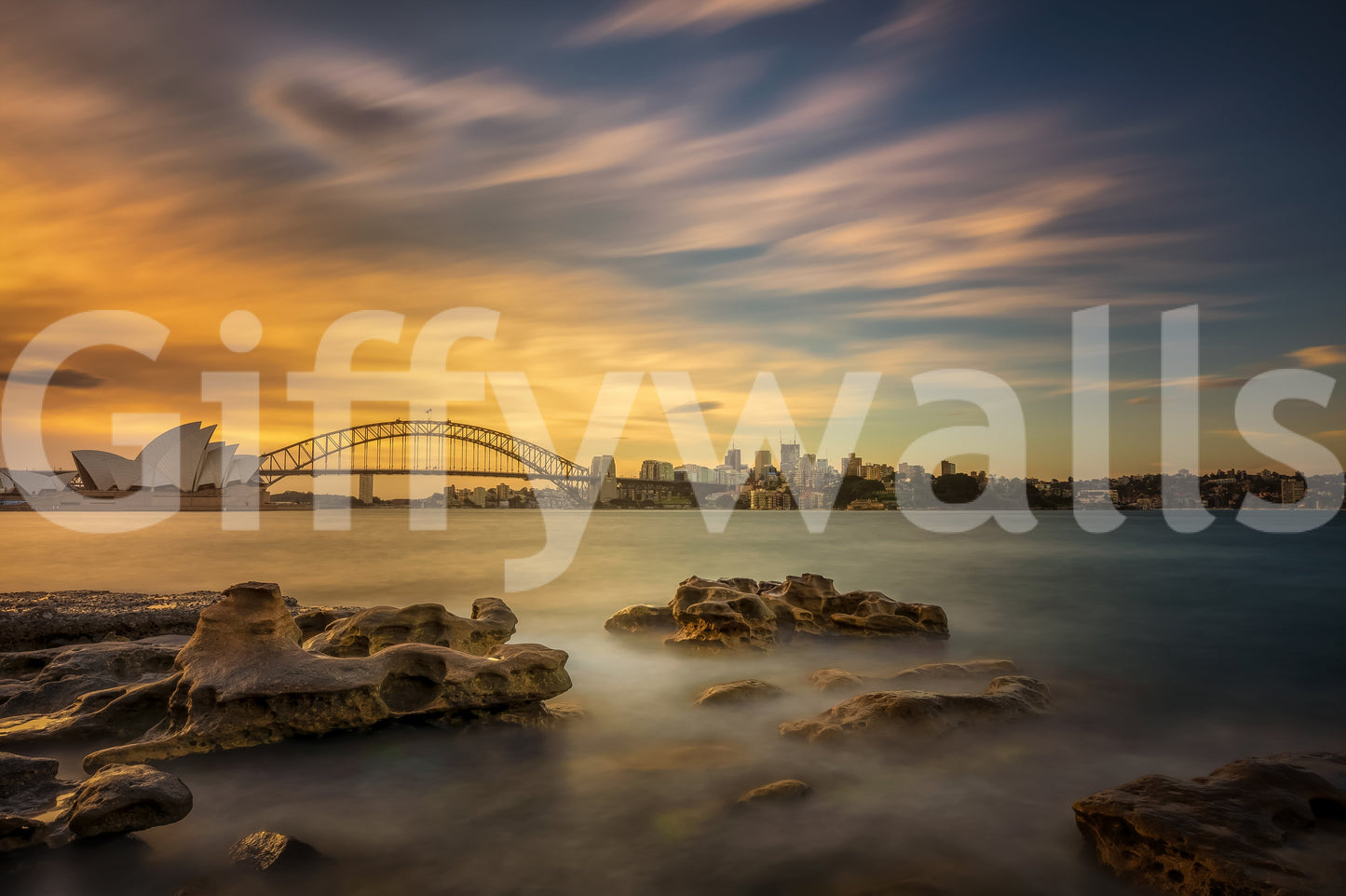 Sydney Sunset Wall Mural -2360057