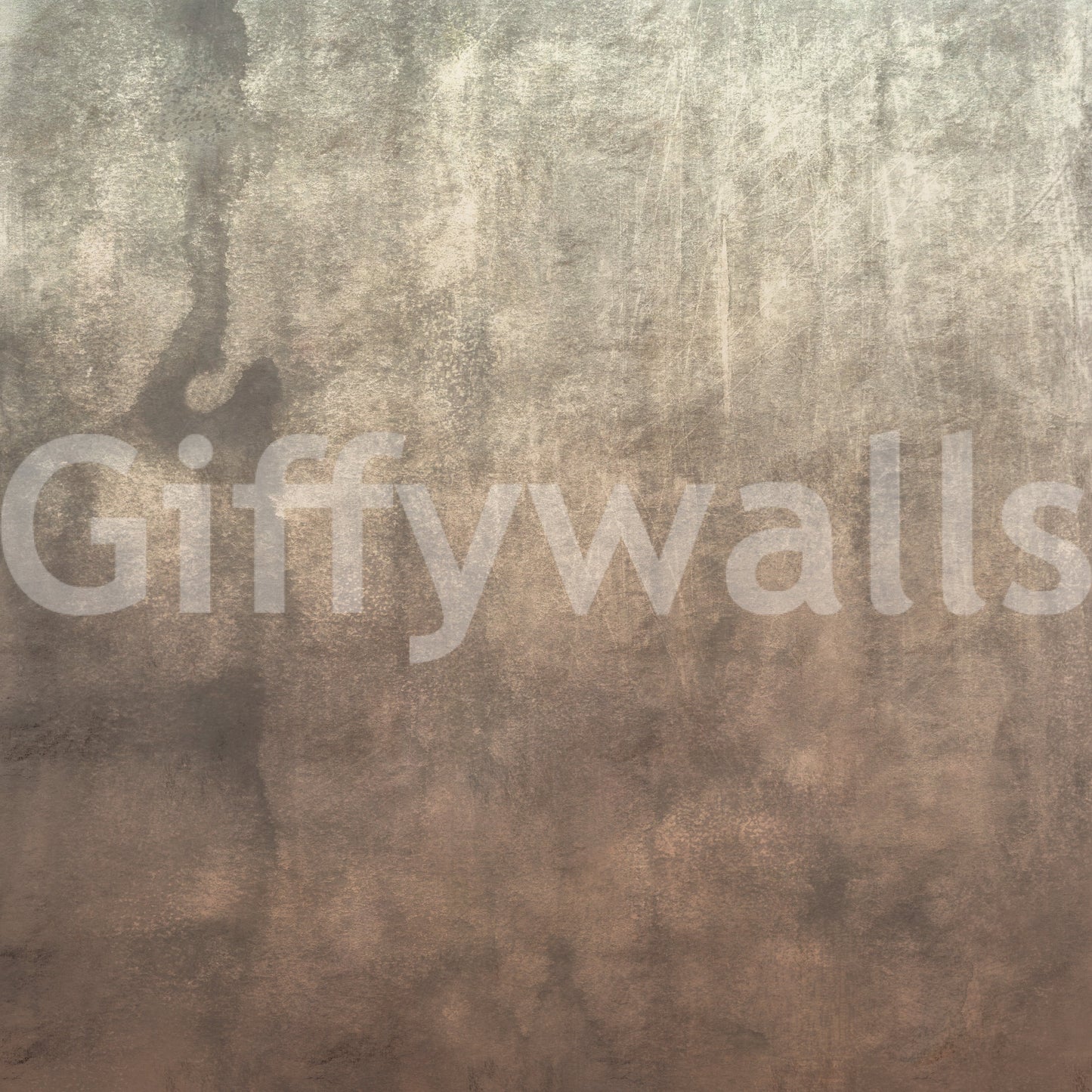 Earthy Textured Watercolour - Mushroom Wall Mural