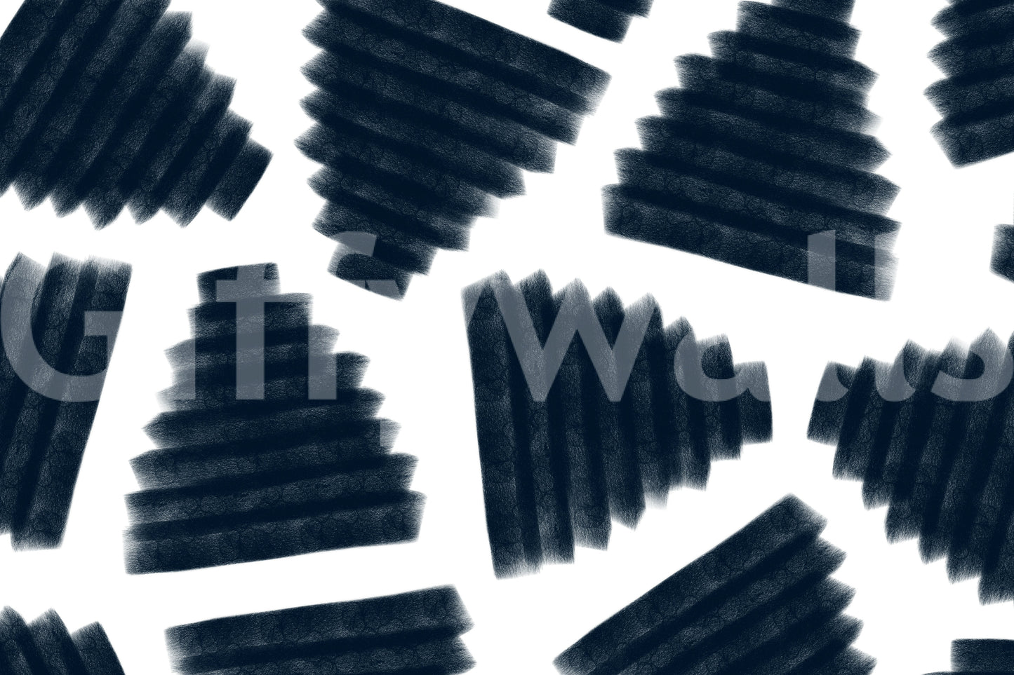 Sophisticated abstract wall mural featuring indigo gradients and soft artistic motion.