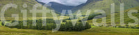 Amazing Scottish Highlands Vista photographic wallpaper misty peaks