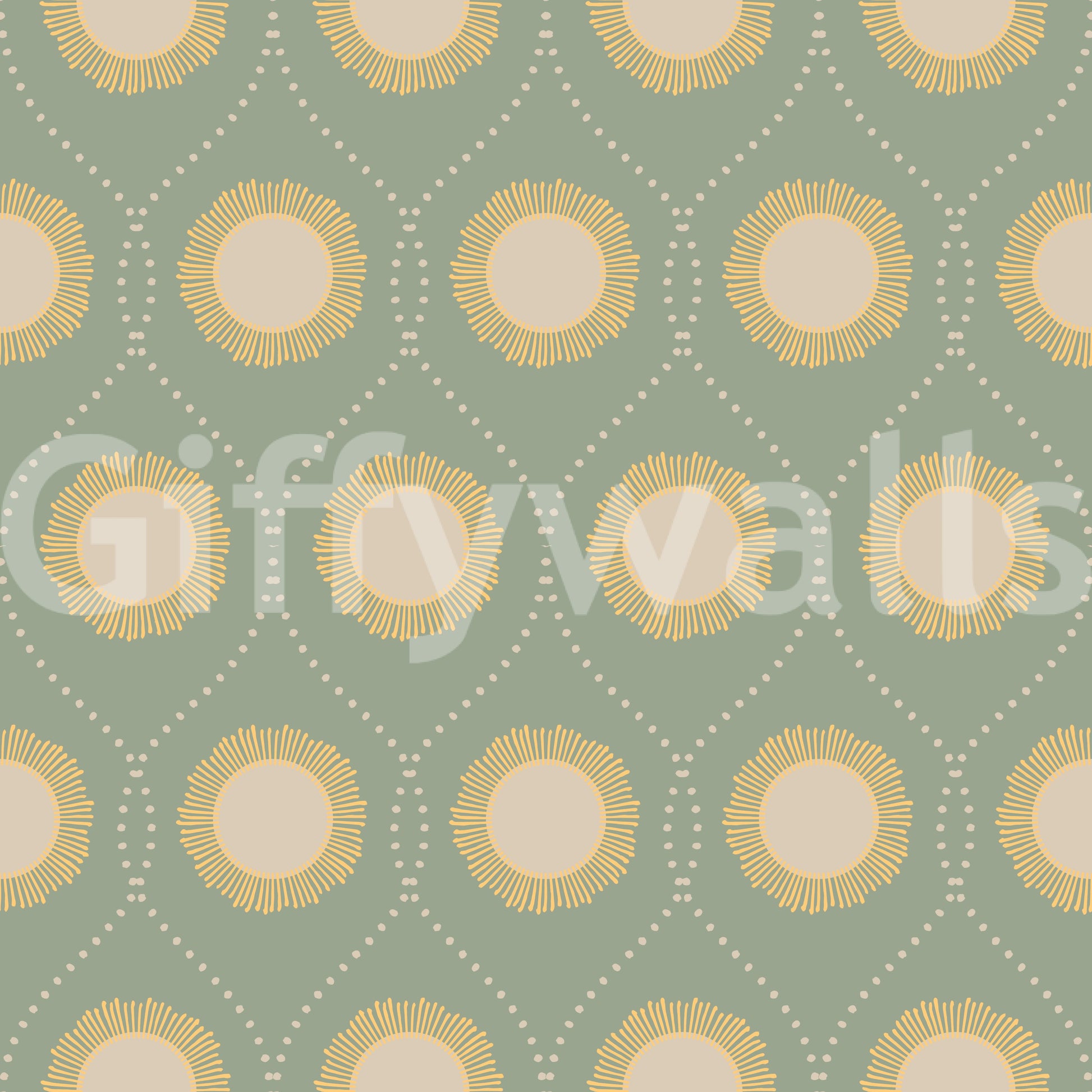 Stylish Retro Radiance design, soft tones, mid-century modern aesthetic wallpaper.