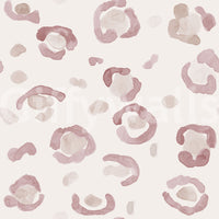 Refined leopard print wallpaper with a calm, minimalist aesthetic.