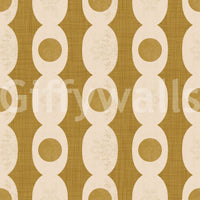 Graphic retro oval shapes creating a vibrant, eye-catching wallpaper.