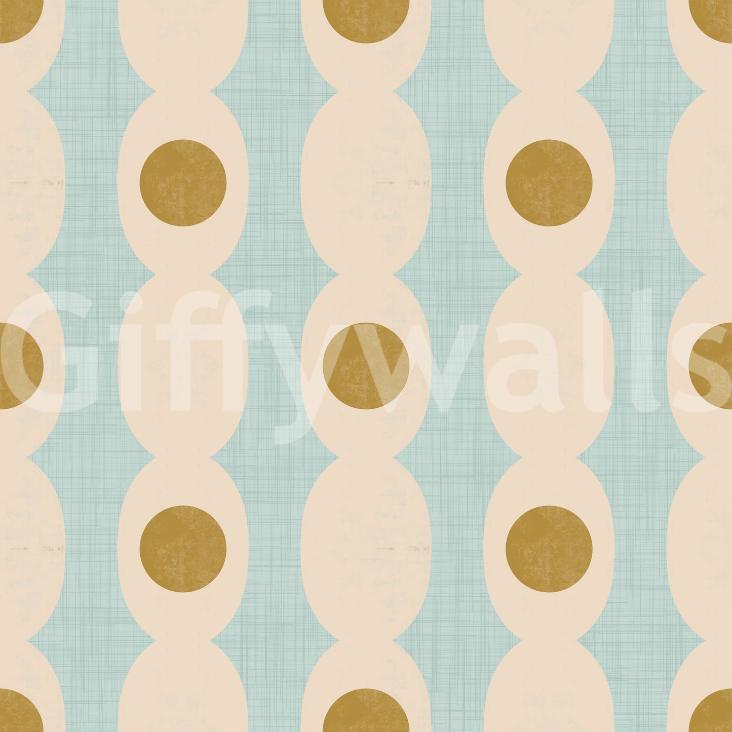 Abstract geometric Hourglass Echo wallpaper for sleek, stylish interiors.