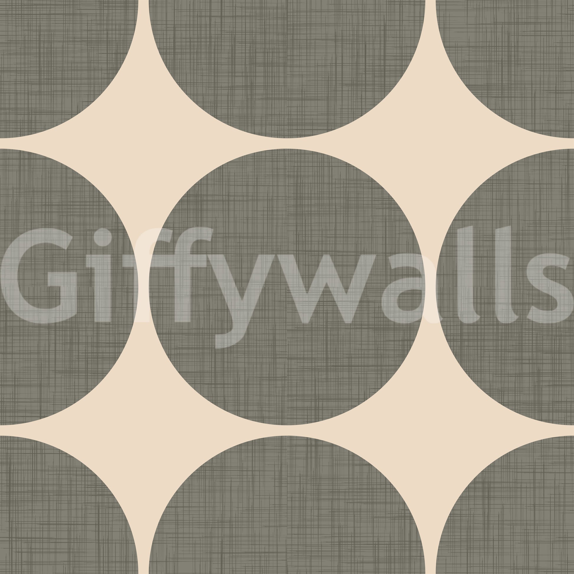 Clean and bold repeating dot layout with textured green spheres