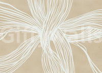 Artistic Flowing Lines wall accent decor abstract flowing organic shapes