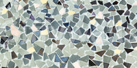 Fragmented Harmony Natural Look Tile wallpaper Mosaic shards design.