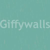 Mid-century wall mural, distressed detail, gentle color wash, Mid Mod Atomic Linen.