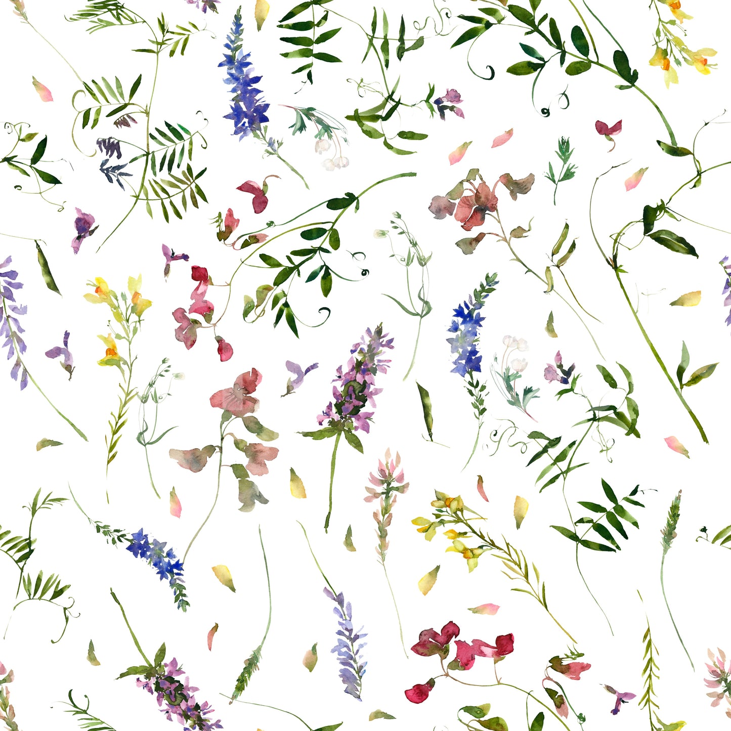Watercolor Wildest Wildflower Dreams Wallpaper⁠