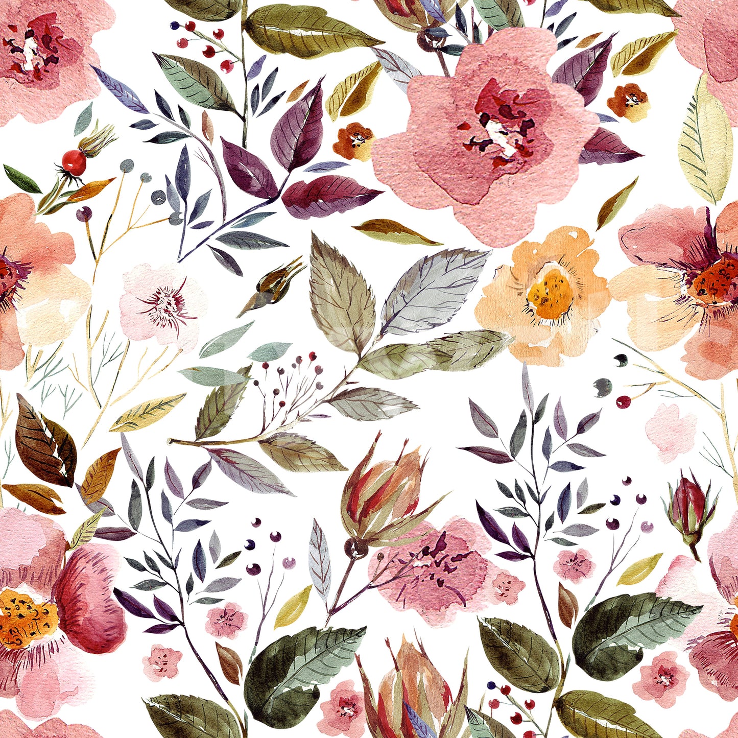 Blush Bloom Echo Wallpaper⁠