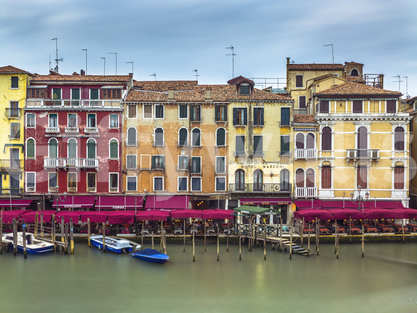 Colorful Venice Facades Wall Mural