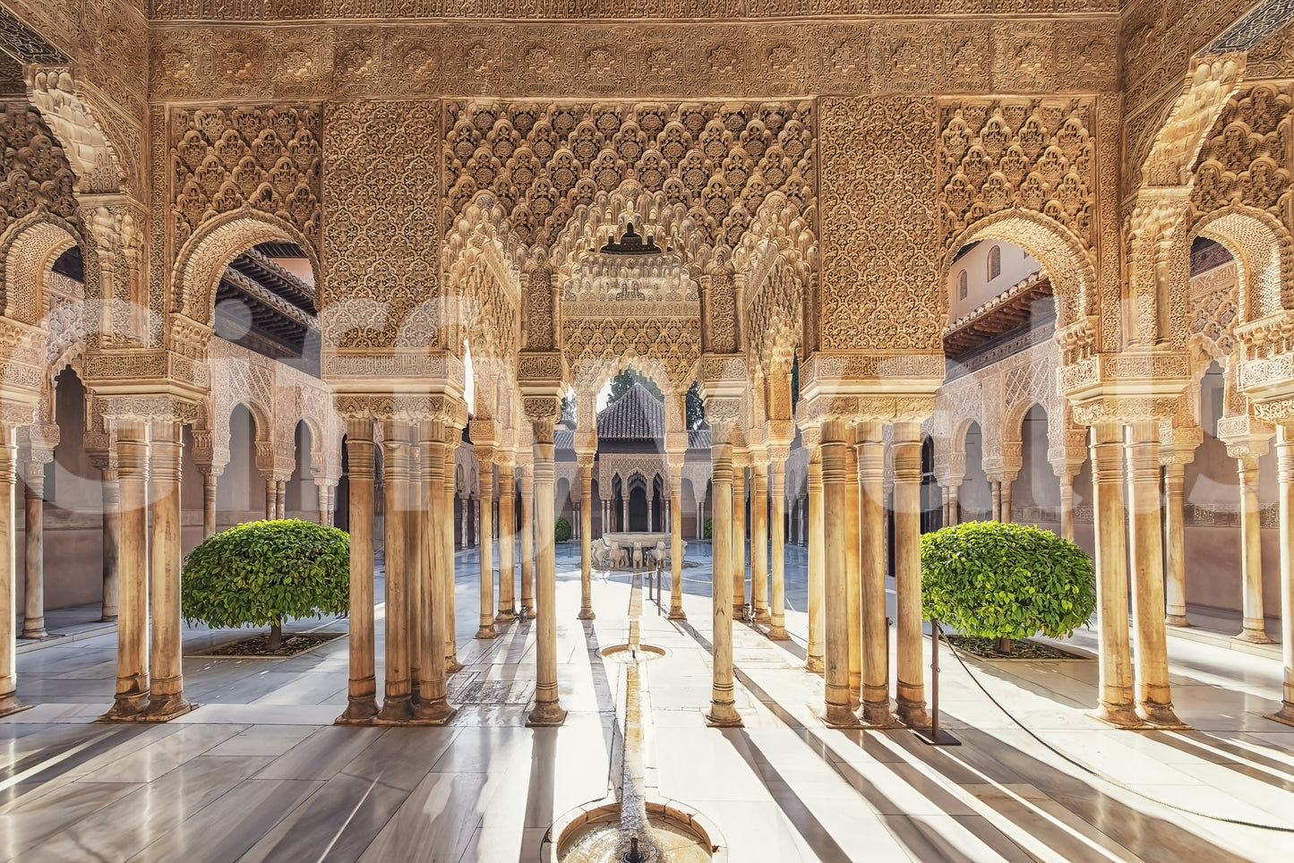Andalusian Courtyard Wall Mural