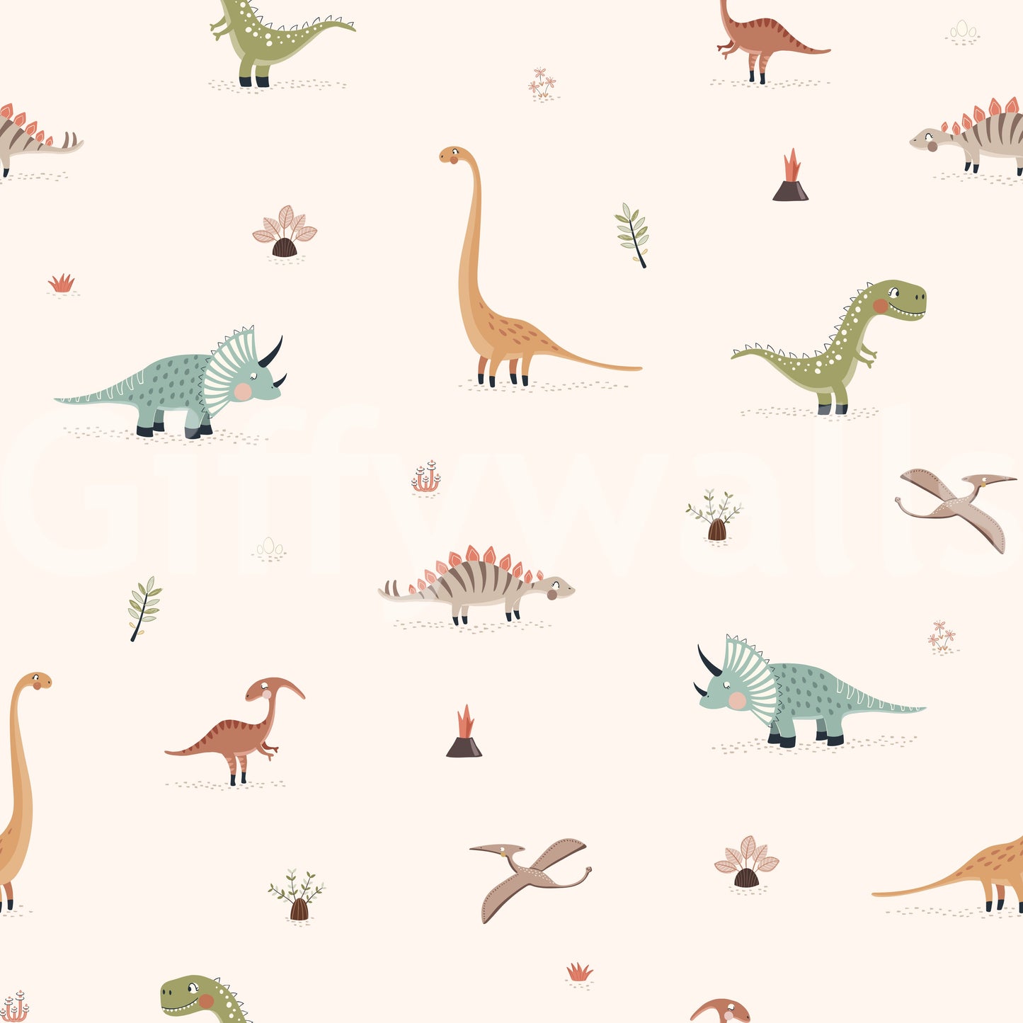 Dino Dreamland Wallpaper⁠