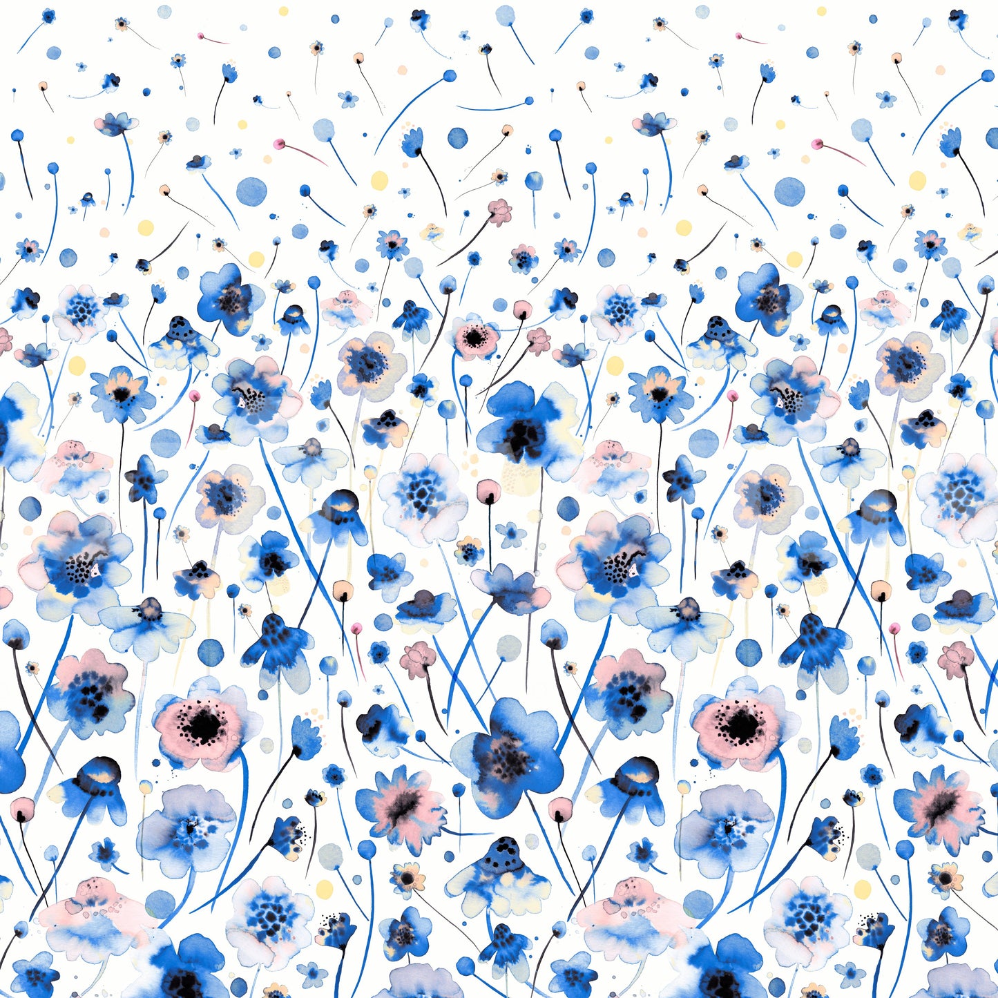 Indigo Bloom Wallpaper⁠