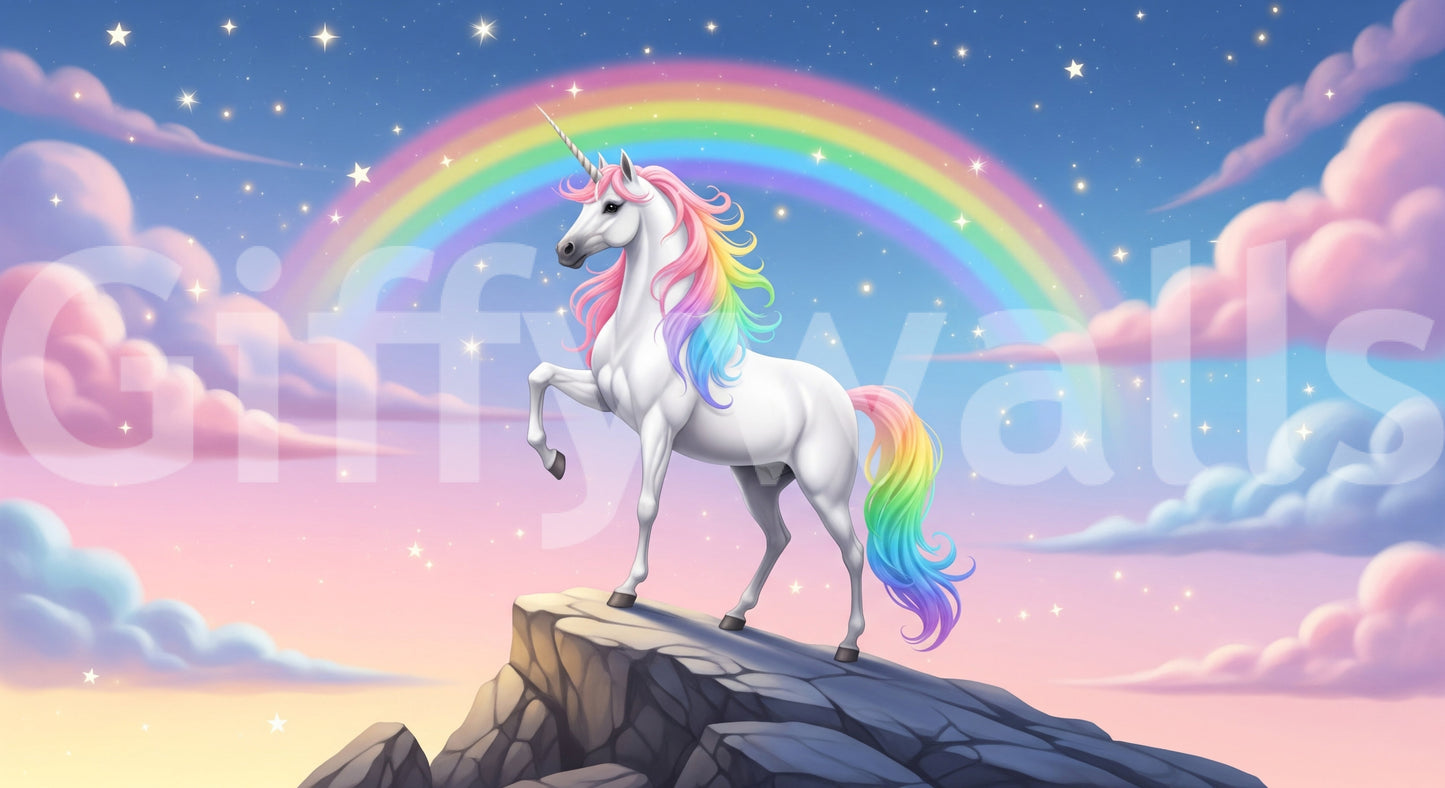 Mythical Heights Wall Mural