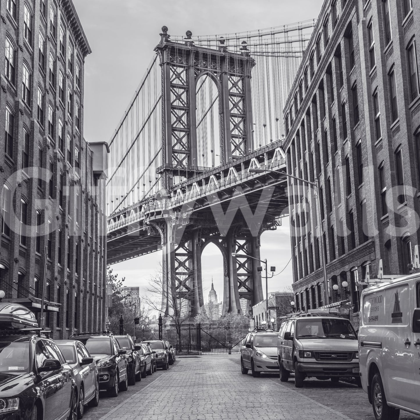 Manhattan Bridge from the Dumbo  Wall Mural