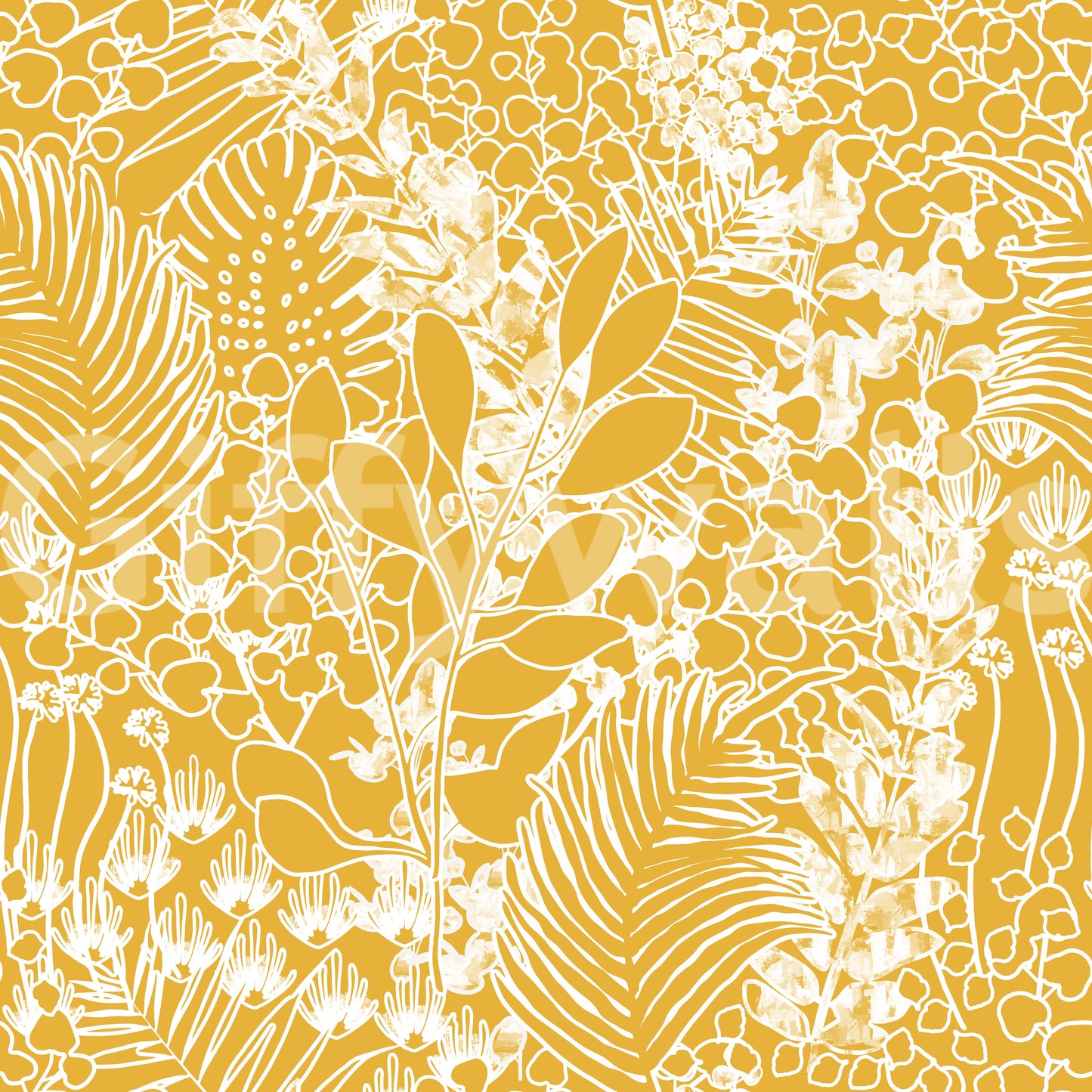 Golden Meadow Dream Wallpaper⁠