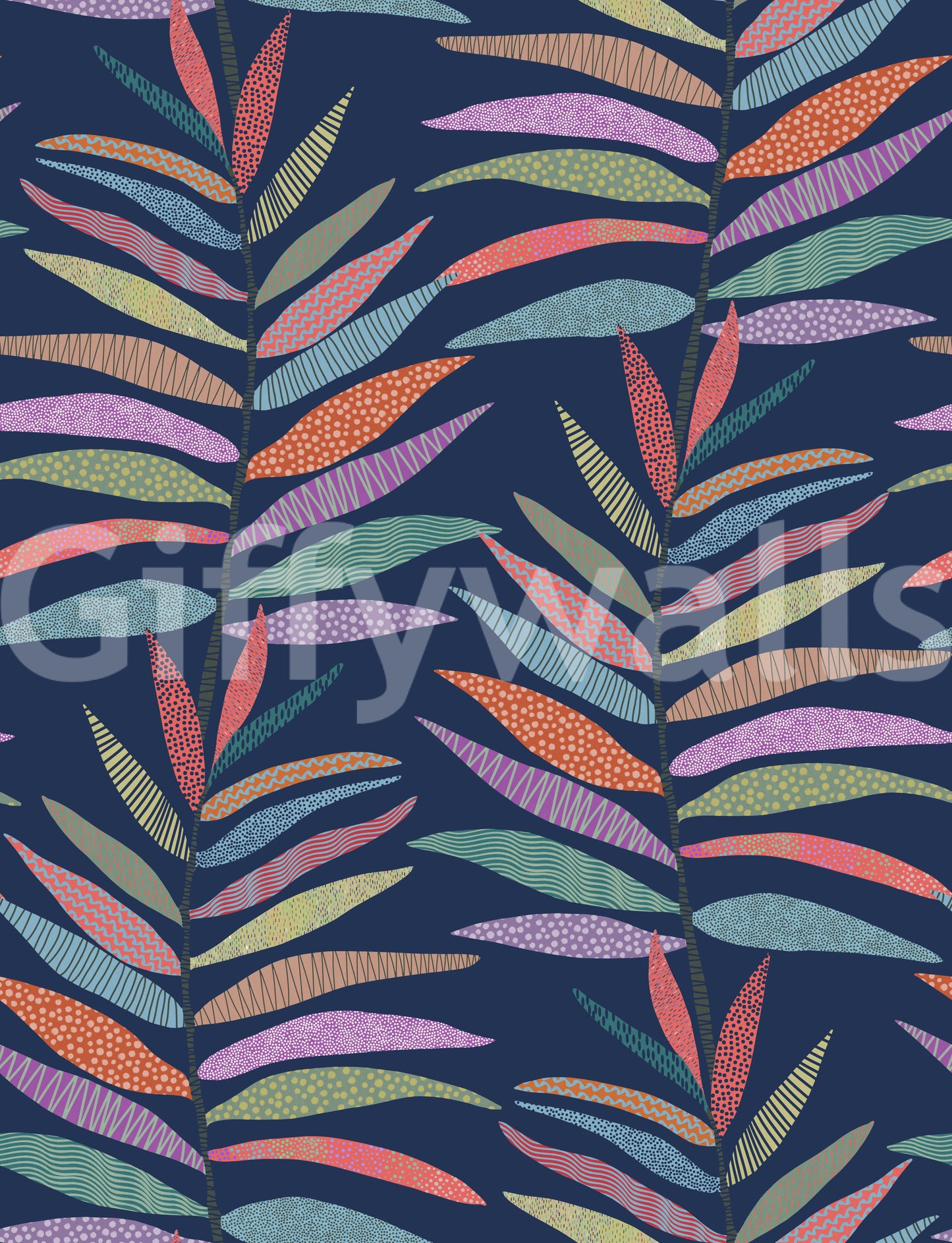 Botanical Groove Wallpaper⁠