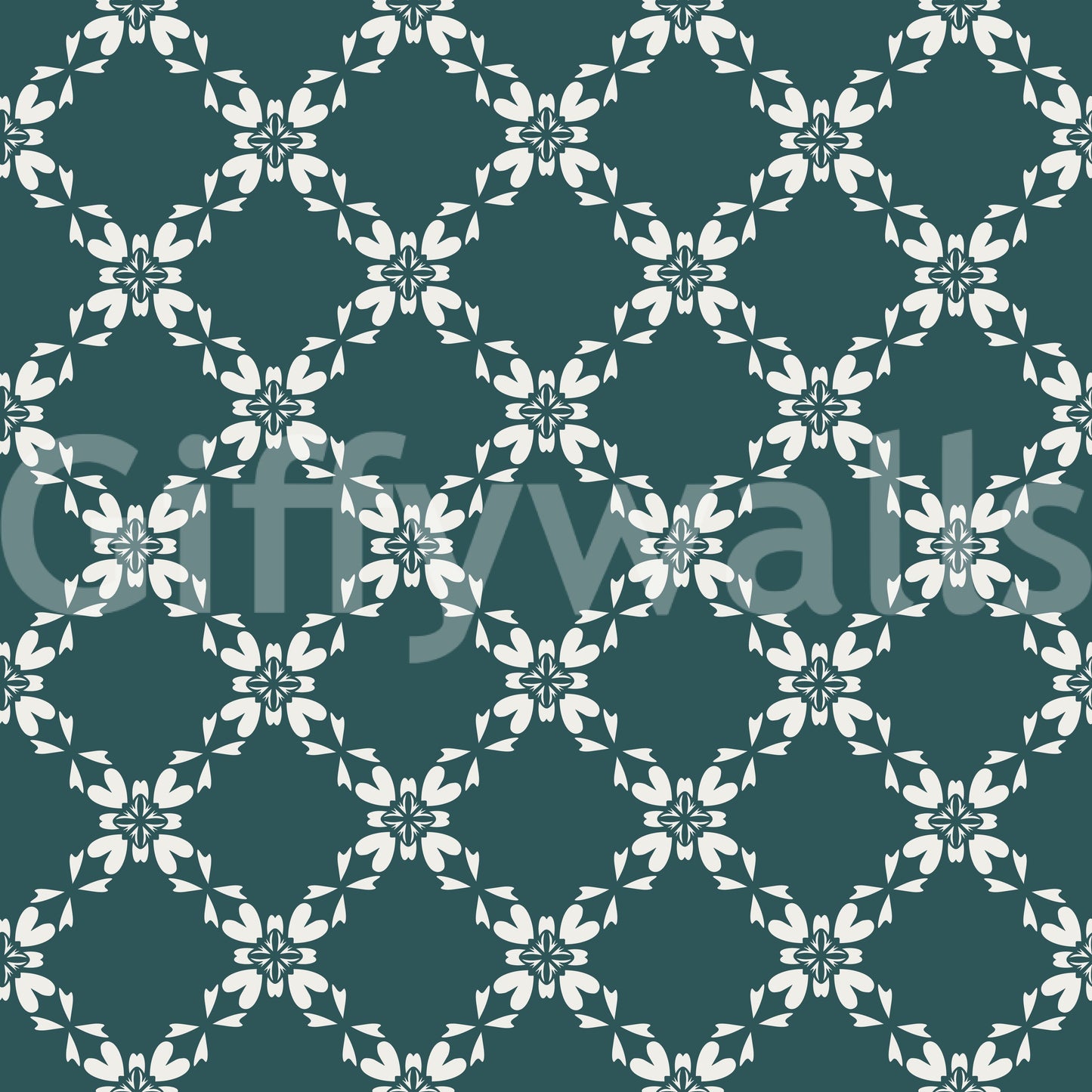 Petal Lattice Wallpaper⁠