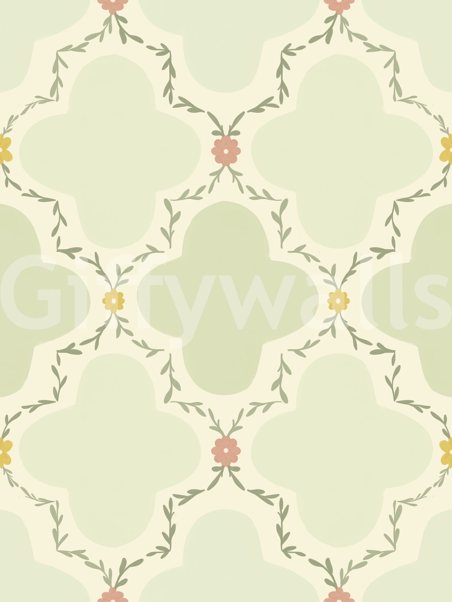 Garden Trellis Wallpaper⁠