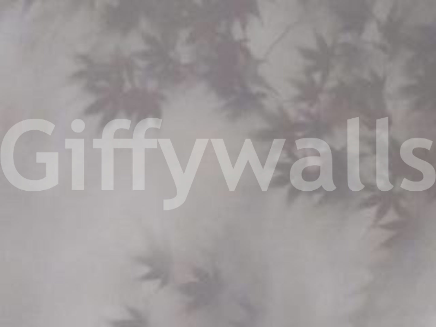 Soft Foliage Haze Wall Mural