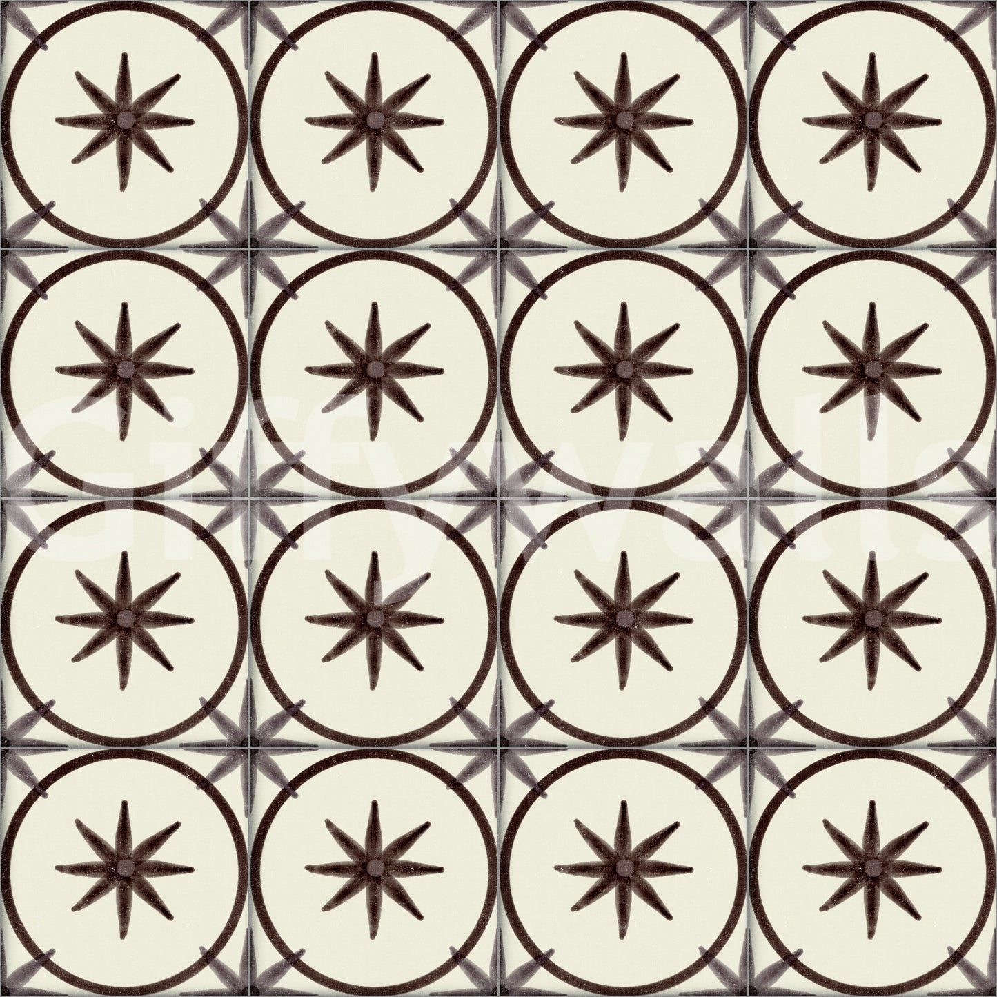 Farmhouse Timeless Backsplash Choco Wallpaper⁠