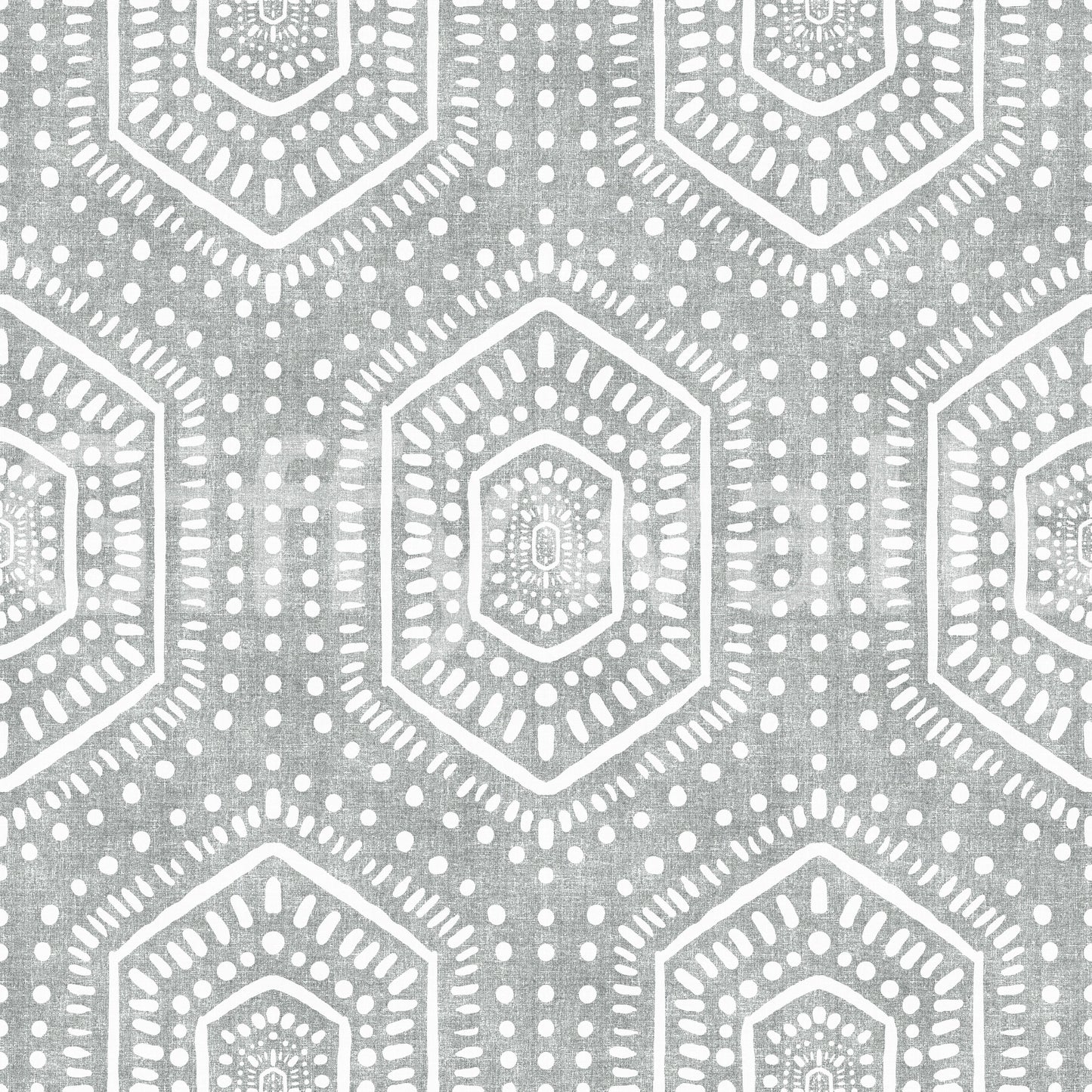 Boho Painted Grunge Grey Clouds Wallpaper⁠