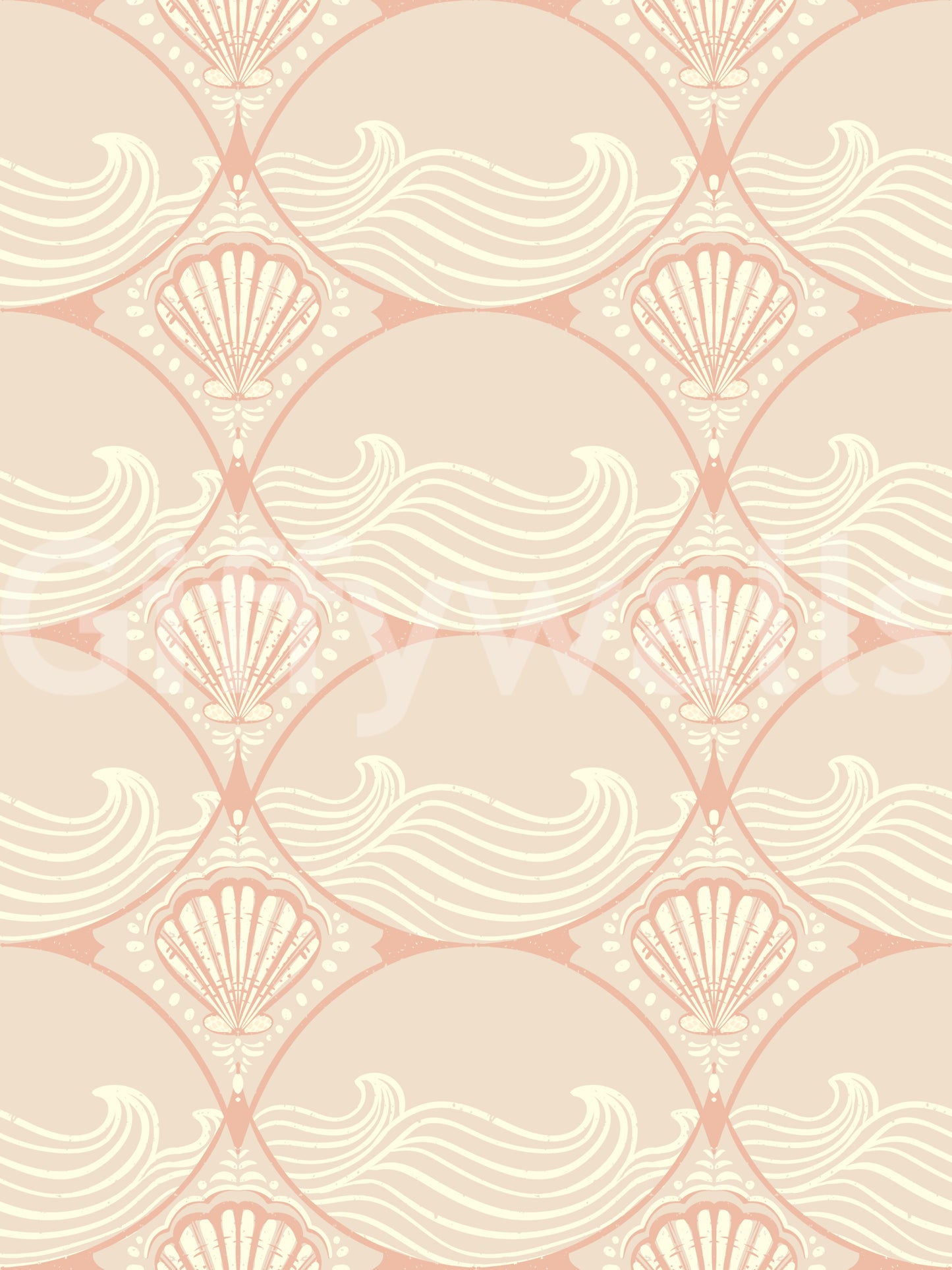 Seaside Serenity Pattern Wallpaper⁠