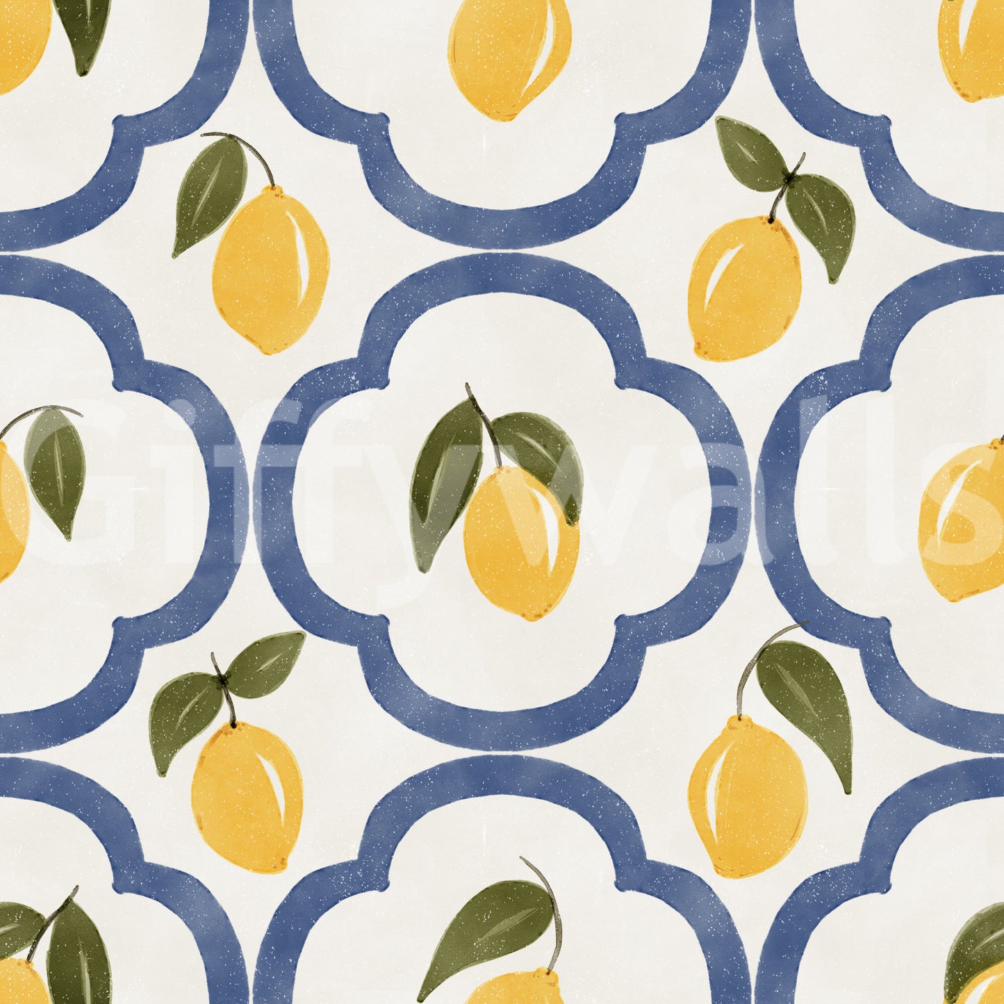 Mediterranean Leomons Decor Wallpaper⁠