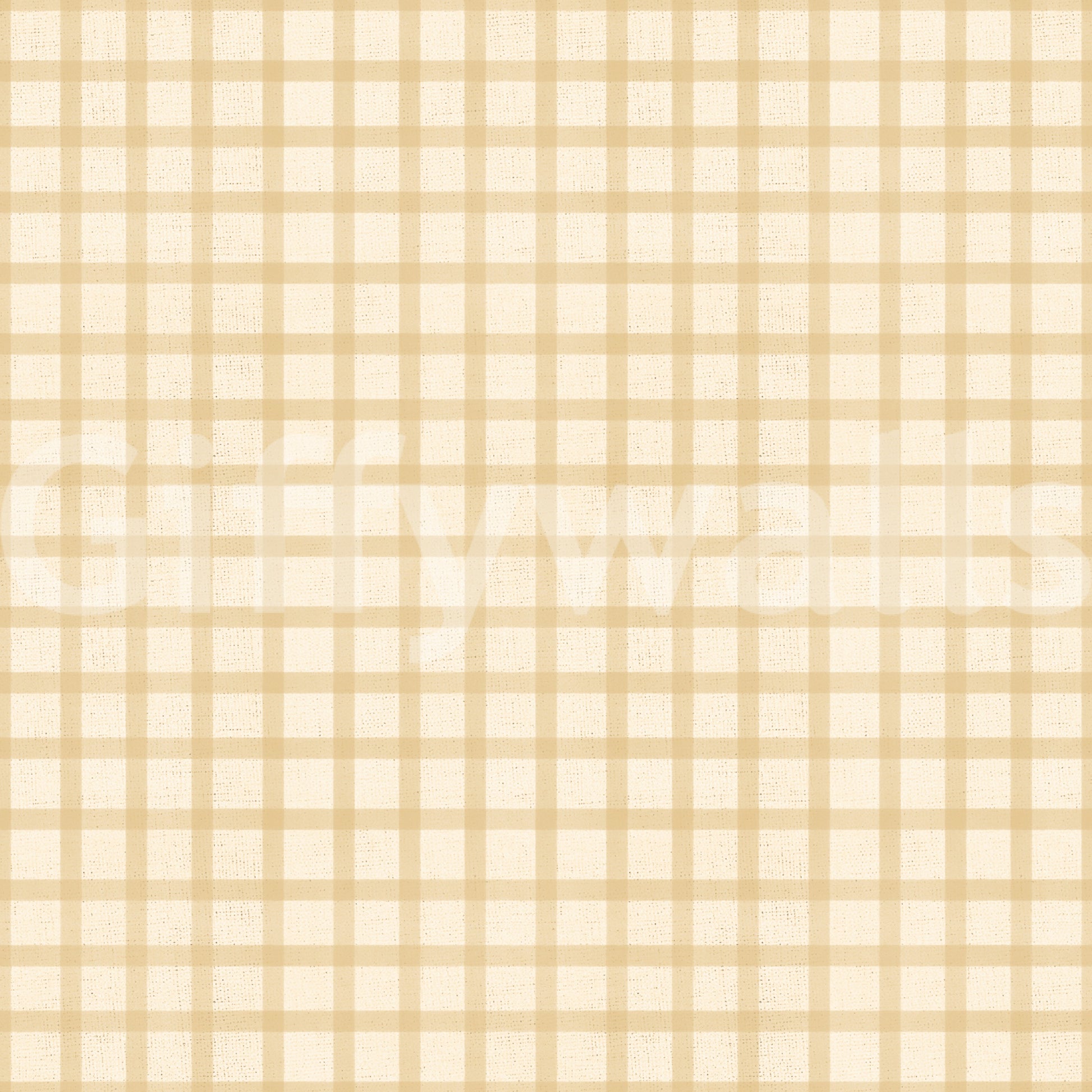 Elegant grid pattern wallpaper with gingham lines and soft canvas texture