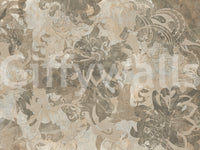 Minimal tone mural featuring Organic Earth Tapestry organic pattern style