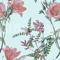 Romantic Blooming Serenity wallpaper with soft botanical branches