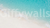 Soft sand mural with Aqua Shoreline water and foam detail