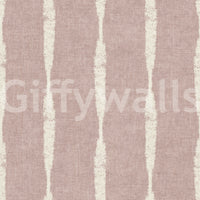 Gentle rustic patterns featured across the nude pink distressed wallpaper.
